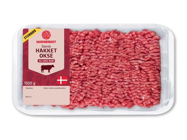 Hakket oksekød