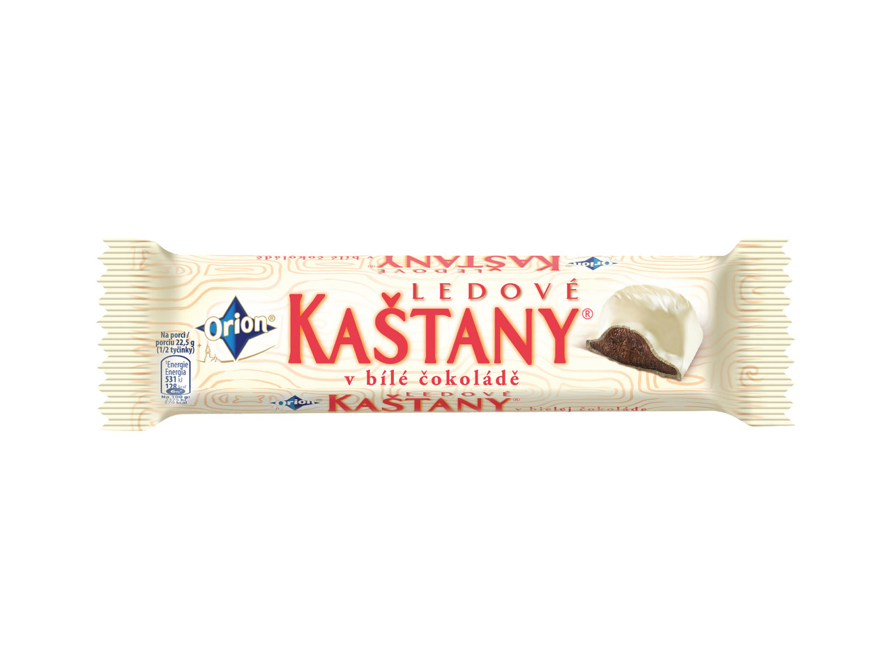 JAHODY V ČOKOLÁDĚ / KOFILA LATTE / KAŠTANY BÍLÉ / KAŠTANY EXTRA HOŘKÉ