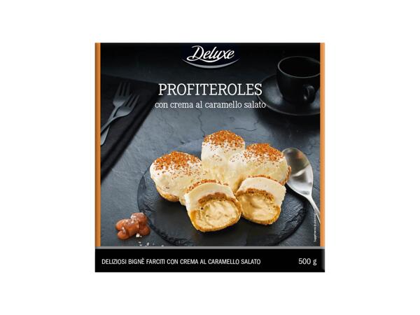 Profiteroles with salted Caramel Cream