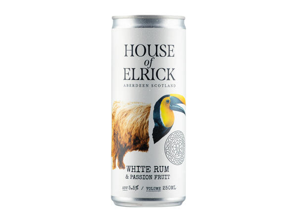 House of Elrick White Rum & Passion Fruit, 5.5% vol