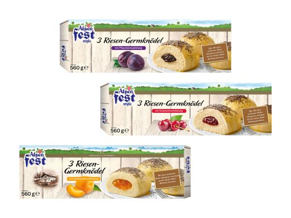 Brioche géante garnie cuite à la vapeur