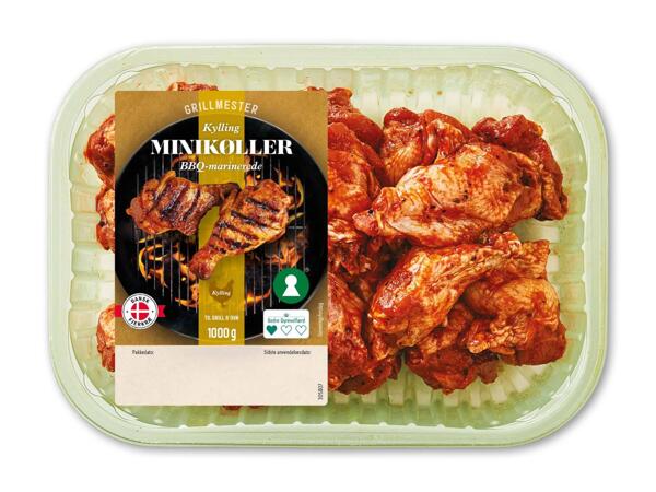 Danske kyllingeminikøller med BBQ