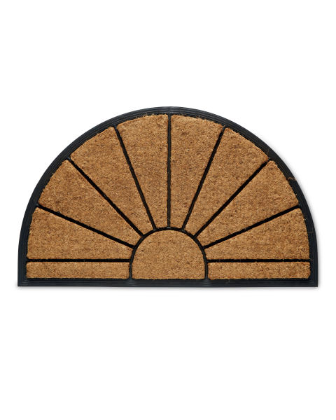 Half Moon Sunrise Coir Mat
