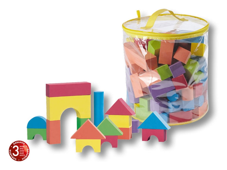 Jeu de construction en mousse, 100 pièces