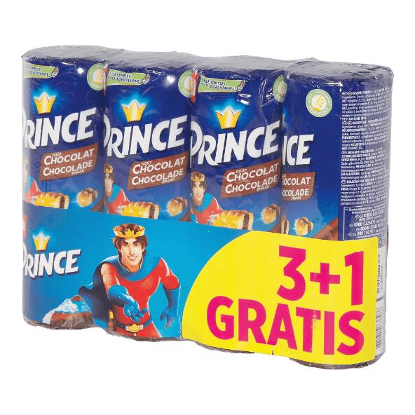 LU PRINCE(R) 				Chocoladebiscuits, 4-pack