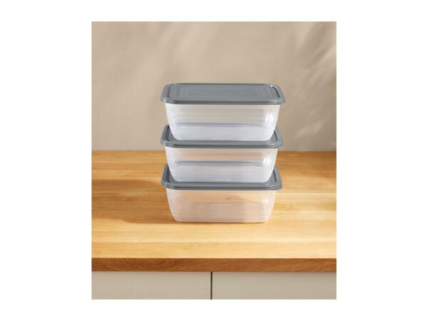 Livarno Home Food Storage Containers - Set of 3