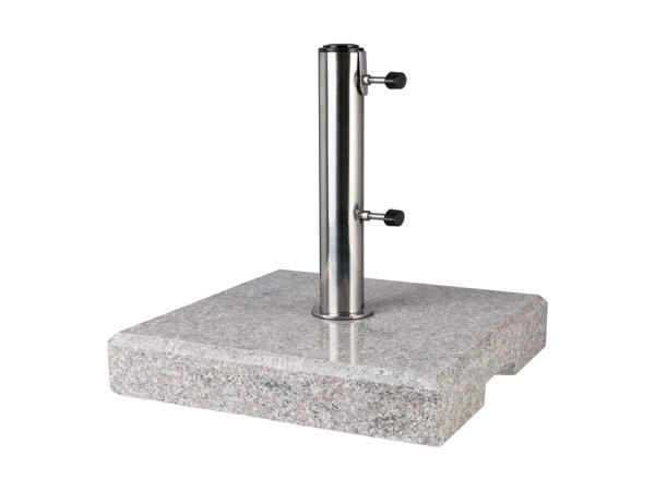 Base per ombrellone in granito quadrata