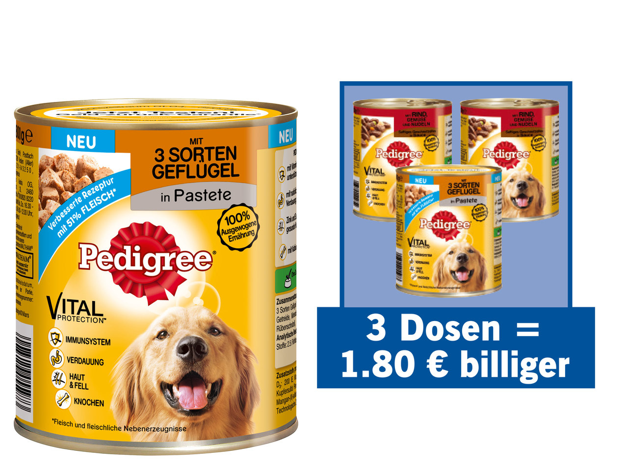 PEDIGREE Hundenassnahrung