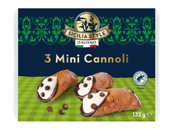 3 Mini Cannoli