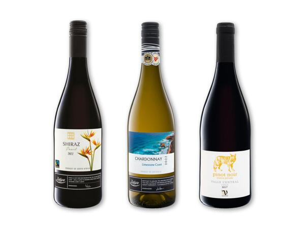 DELUXE Shiraz, Chardonnay Limestone Coast eller Pinot Noir