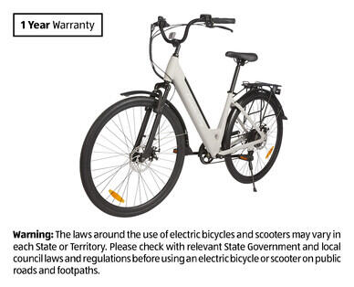 Electric Bicycle - White