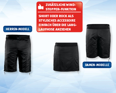 CRANE(R) Damen-/Herren-Wintersport-Short/-Rock