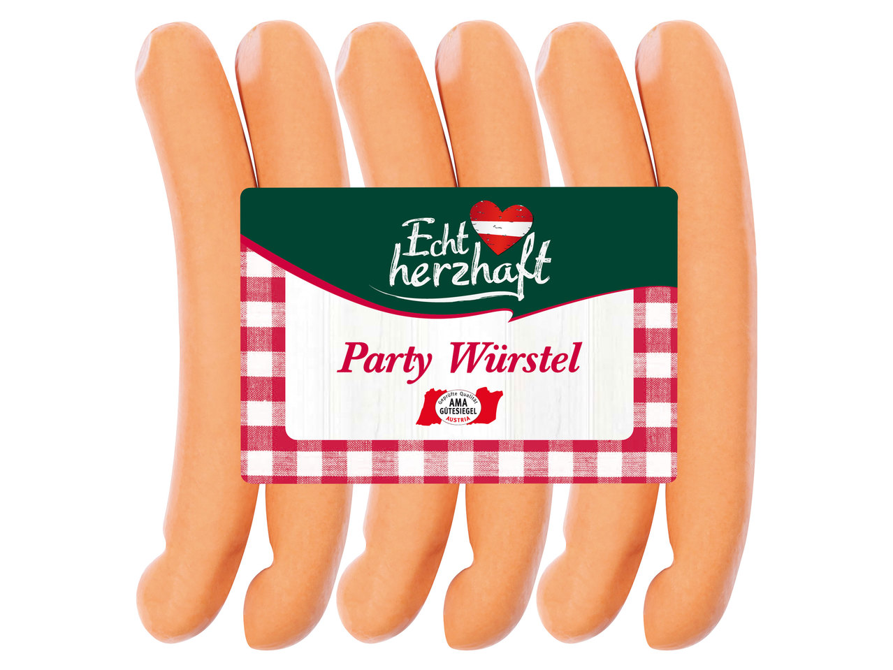 ECHT HERZHAFT Party Würstel