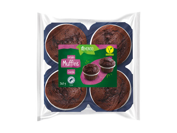 Muffins végans au chocolat