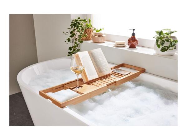 Livarno Home Bamboo Bath Mat/​Bath Tray
