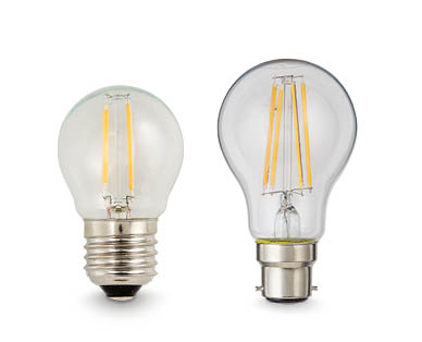Assorted 4W and 7W LED Non-Dimmable Candles/Mini Bulbs