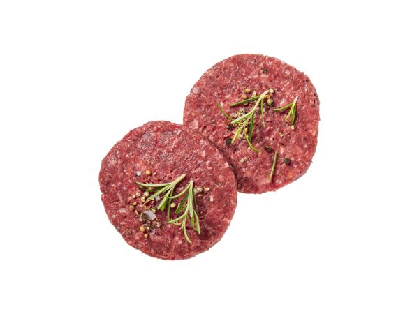 Hovězí burger se sýrem Gouda a pepřem
