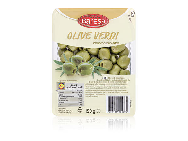 Pitted Green Olives