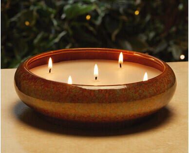 Citronella Glazed Ceramic Candle 400g
