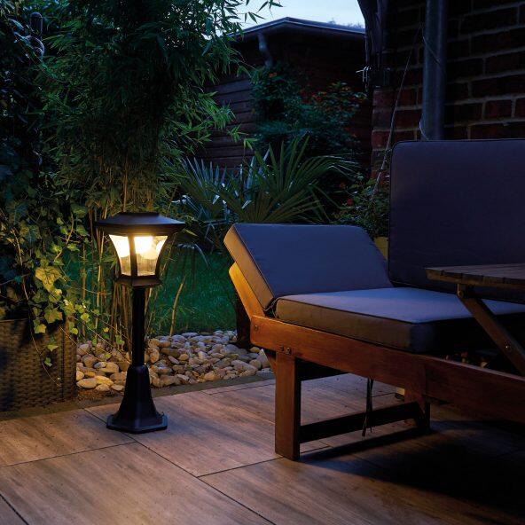 CASALUX(R) 				Solarbetriebene LED-Gartenlaterne