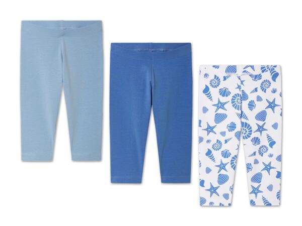 Kleinkinder Capri-Leggings, 3 Stück