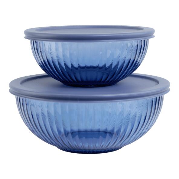 CROFTON(R) 				Glasschale mit Deckel, 2 St.