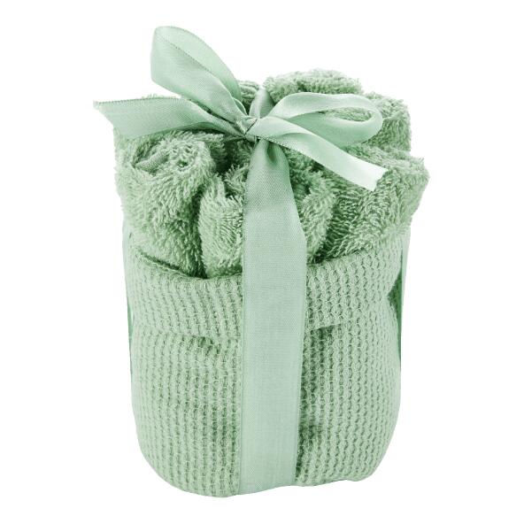 NOVITESSE(R) 				Serviettes d'hôte, 6 pcs ou gants de toilette, 8 pcs