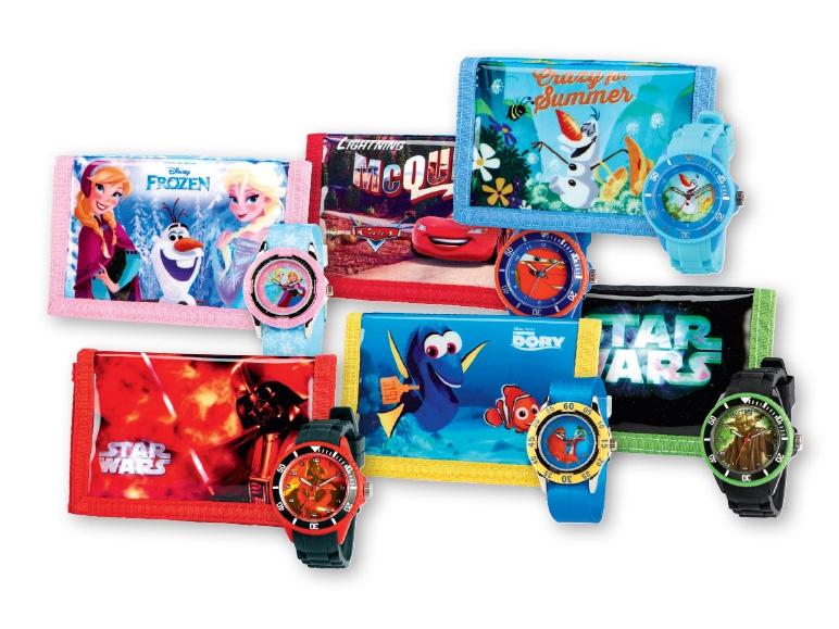 AURIOL Kids' Character Wristwatch with Purse