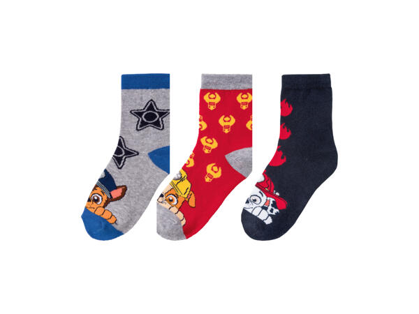 Boys' Socks "Marvel, Super Wings, Paw Patrol"