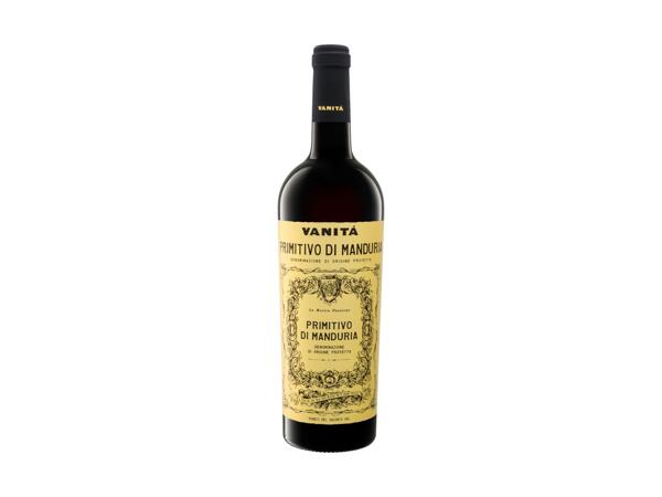 Vanita Primitivo di Manduria DOC, Italian