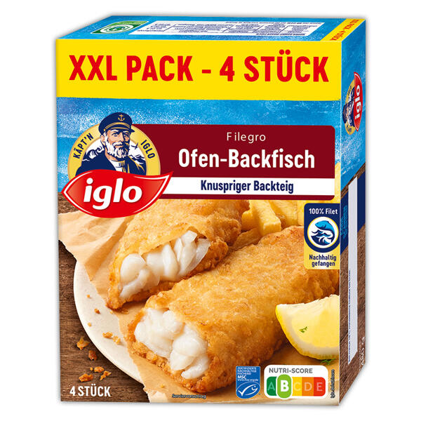 Backfisch-Stäbchen / Filegro XXL