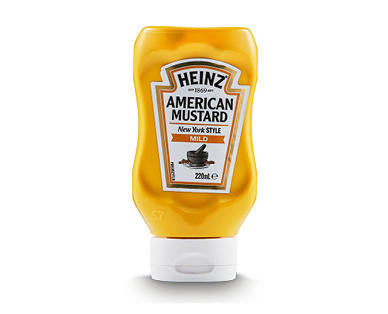 Heinz American Mustard or Honey Mustard 220ml