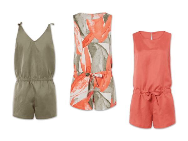 Damen Leinen-Jumpsuit