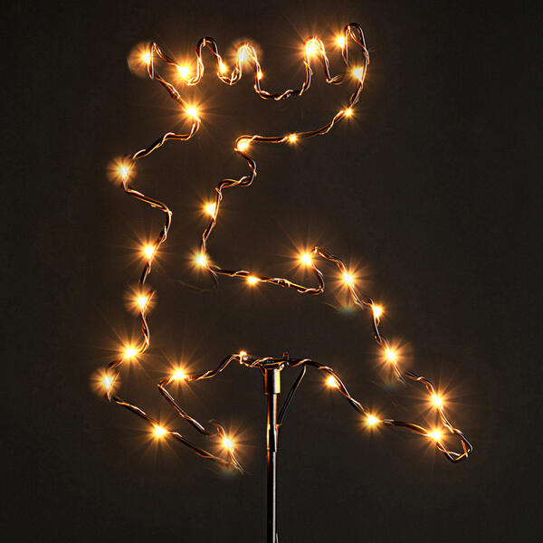 LED-Winter-Gartenstecker