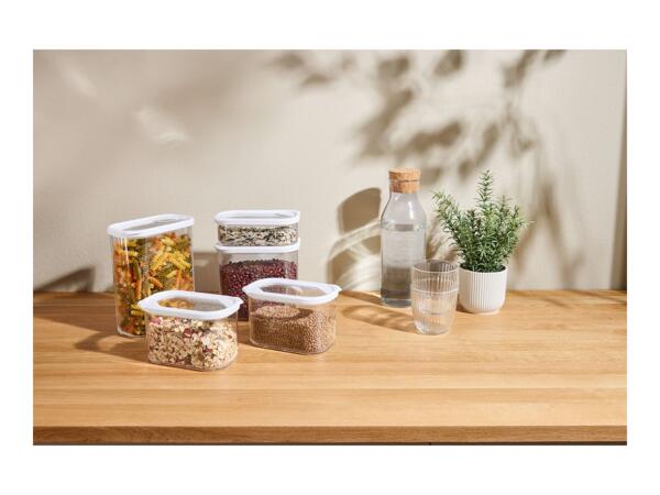 Silvercrest White Food Storage Containers - 5 Pack