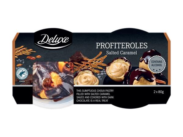 Salted Caramel Profiteroles