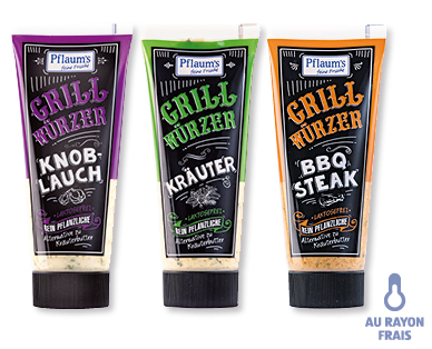 Beurre végétal aromatisé pour grillades PFLAUM'S FEINE FRISCHE