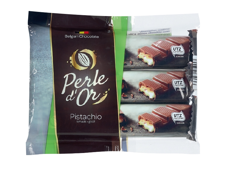 Barres de chocolat fourrées