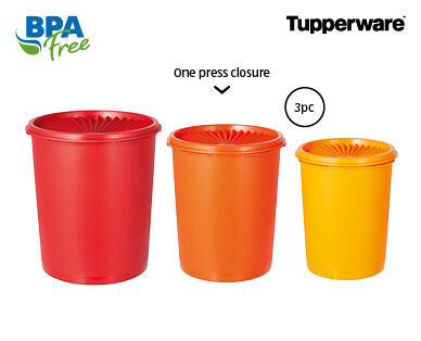 Tupperware Classic Canister Set 3pc