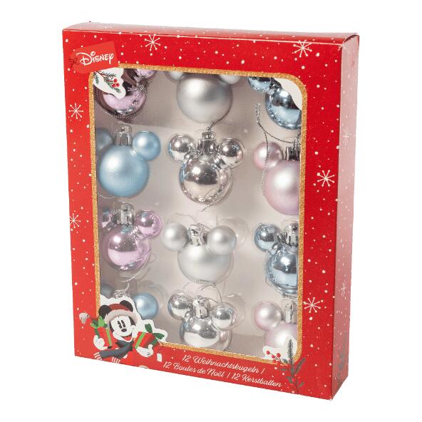 DISNEY(R) 				Boules de Noël, 6 ou 12 pcs