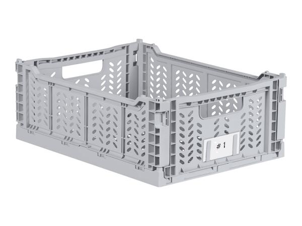 W5 14.5L Grey Collapsible Crate