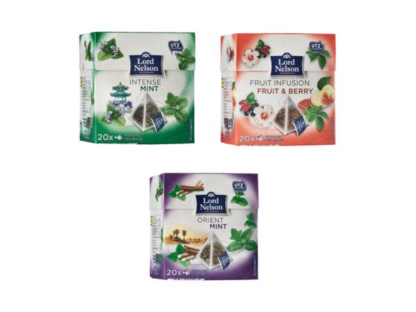 Te i pyramidpåsar