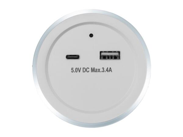 Livarno Home LED Night Light With USB Outputs