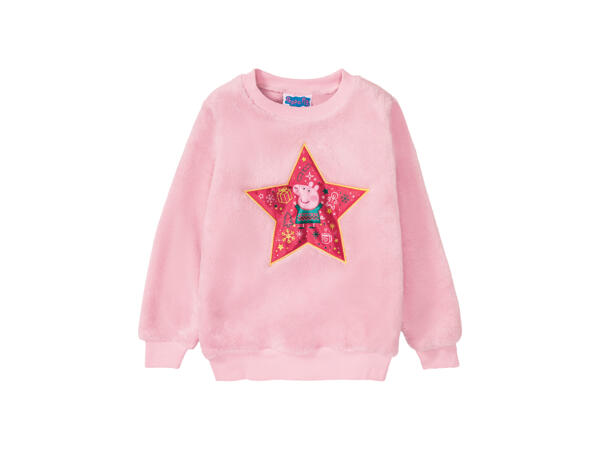 Girls' Fleece Jumper "Frozen, Paw Patrol, Peppa Pig"
