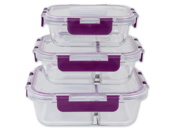 Glas Frischhaltedosen, 3er-Set