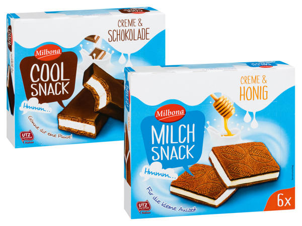 MILBONA Milch-/Kakaoschnitte