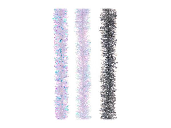 Festive Iridescent Tinsel Assortment