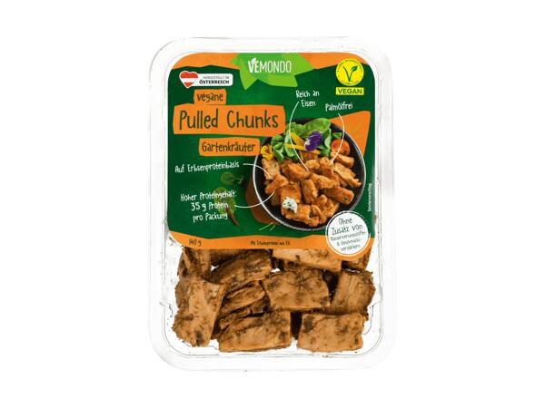 Pflanzliche Pulled Chunks