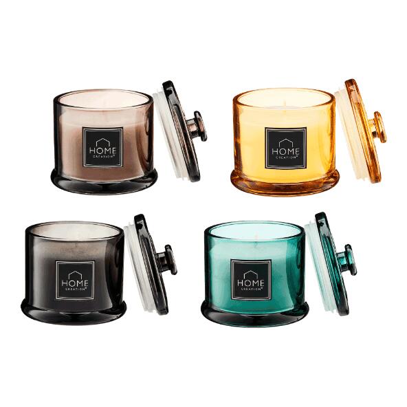 HOME CREATION(R) 				Bougie parfumée avec couvercle