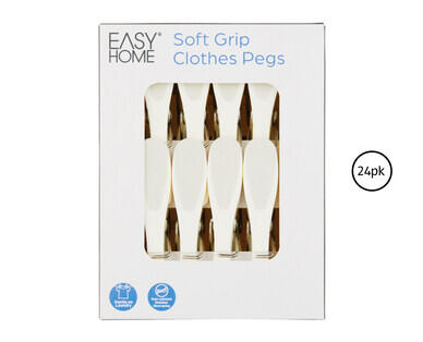 Soft Grip Clothes Pegs 24pk